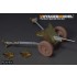 1/35 WWII German 37mm PaK35/36 PE Set with Wheels for Bronco/Riich kit
