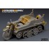 1/35 WWII German Kettenkrad with PaK35/36 PE Set with Wheels for Dragon kit