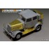 1/35 WWII Hanomag SS100 Military Car w/V2 Rocket Transporter Detail Set for Takom kit #2110