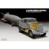 1/35 WWII Hanomag SS100 Military Car w/V2 Rocket Transporter Detail Set for Takom kit #2110