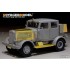 1/35 WWII Hanomag SS100 Military Car w/V2 Rocket Transporter Detail Set for Takom kit #2110