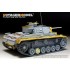 1/35 WWII German PzKpfw.III Ausf.L Basic Detail Set for Dragon kit #6387