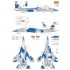1/48 USAF Blue Splinter Aggressor F-16/F-15/F-104 Decals