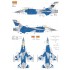 1/48 USAF Blue Splinter Aggressor F-16/F-15/F-104 Decals