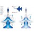 Decals for 1/48 ROCAF AIDC F-CK-1C/D Ching-kuo Prototype (#10005, #10006)