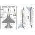 1/72 ROCAF F-16A/B Block 20, 21st TFG, 455th TFW Chiayi AFB Decal 