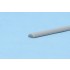 Styrene/PS Half Circle Stick (diameter: 5.0mm, length: 250mm, 4pcs, gray)