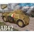 1/48 Italian Autoblindo AB42 Armoured Car Prototype