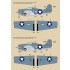 1/32 F4F-4 Wildcat Decals Part.2 "Landbase Wildcat in Guadalcanal" for Revell/Trumpeter