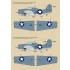 1/32 F4F-4 Wildcat Decals Part.2 "Landbase Wildcat in Guadalcanal" for Revell/Trumpeter