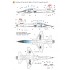 1/48 USAF Northrop T-38A Talon 1960-1980 Era Decals for Wolfpack Design kit