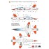 1/48 USAF Northrop T-38A Talon 1960-1980 Era Decals for Wolfpack Design kit