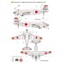 1/48 Douglas C-47 Skytrain Part.2 - JMSDF R4D-6s Decal for Revell kits