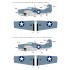 1/72 F4F-4 Wildcat Decals Part.1 "Carrier Base Wildcat in the Pacific" for Airfix/Hasegawa