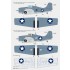 1/72 F4F-4 Wildcat Decals Part.1 "Carrier Base Wildcat in the Pacific" for Airfix/Hasegawa