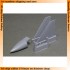 1/48 Israeli F-16A/B Block 5/10 Conversion Set for Hasegawa kit (7 Resin Parts)