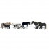 N Scale Farm Animals (cows, donkey and horses)