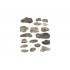 Terrain - Surface Ready Rocks (18pcs, 3.81cm-8.89cm x 1.9cm-4.12cm)