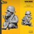 60mm Scale WWII German Signal Corps Soldier V2 (Q Figure)