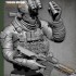 1/18 US SEAL Assault Team Throwing Grenades (resin bust)