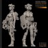 1/35 Fantasy US SEAL Assault Team Female Soldier w/Punisher Shield