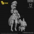 55mm Scale WWII German Female Officer (Q version)