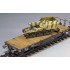 1/35 Sd.Kfz.135/1 15cm sFH 13/1 with SSy45 50t German Flatcar 3 in 1