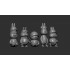 Animal Troopers TOONS! Series - WWII M4 Sherman Rabbit Crews Set (5 figures)