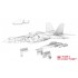 1/350 ROK KF-21 Series 4.5 Gen Jet Fighters (11 aircrafts)