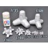 1/350 Anti-tank Obstacles - Tetrapods (45pcs)