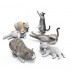 1/35 Cats Set (7 resin cats)