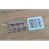 1/24 Handle Strap Ring (2 pcs circle, 2pcs heart)