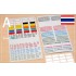 1/24 - 1/25 Thailand License Plates (A) Decal and PE