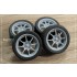 1/24 17'' Mugen MF-8 Rim set with Tyres