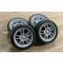 1/24 16'' Mugen MF-10 Rims set with Tyres