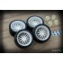 1/24 19'' BBS LM Rim set with Tyres