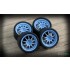 1/24 17'' Enkei ES Tarmac Racing Rim set with Tyres for DC5/EP3/CL7