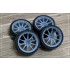 1/24 20'' Titan7 T-R10 Rim set with Tyres for DC5/EP/S2000