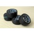 1/24 19'' Rays TE37V Mark II Rim set with Tyres