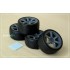1/24 19'' Rays TE037 Rim set (5 holes) with Tyres