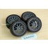 1/24 NSX (NA1) Type S BBS Rim set Front 16'', Rear 17'' with Tyres