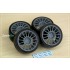 1/24 20'' Enkei Sport RC-T4 Rim set (5 holes) with Tyres