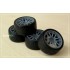 1/24 20'' Enkei GTC02 Rim set (5 holes) with Tyres