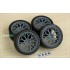 1/24 19'' Vossen HF-2 Rim set with Tyres