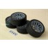 1/24 19'' Vossen HF-2 Rim set with Tyres