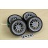 1/24 19'' Work Starfield Rim set with Tyres