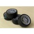 1/24 20'' Work Starfield Rim set with Tyres