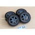 1/24 14'' Rays Volk Racing TE37 Cup Rim set with Tyres