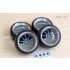 1/24 18'' Rays Volk Racing GT-N Rim set with Tyres