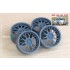 1/24 18'' BBS RE142 Rim set without Tyre for Nunu kit